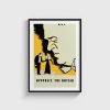Hyppolit, the Butler film posteri, siyah çerçeveli tablo