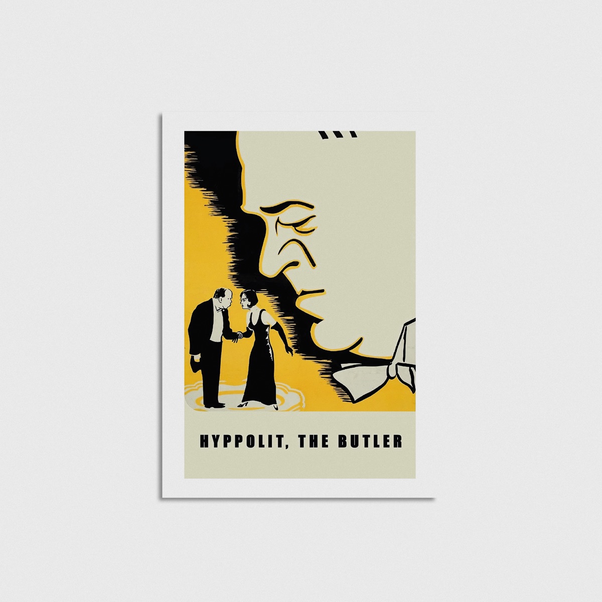 Hyppolit, the Butler film posteri, çerçevesiz poster