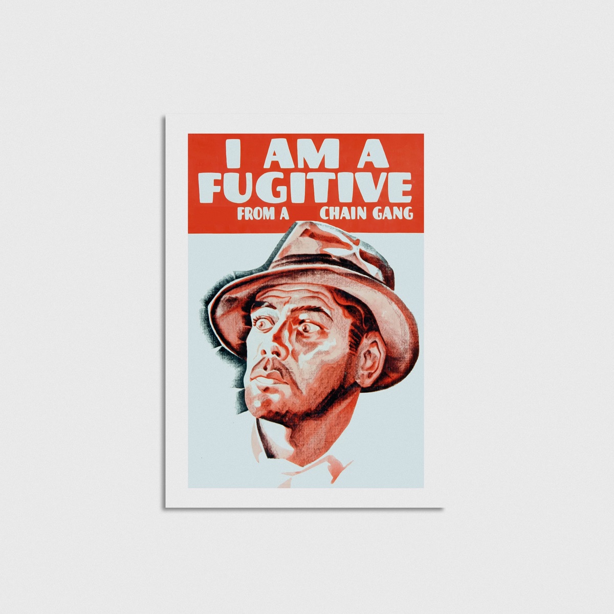 I Am a Fugitive from a Chain Gang film posteri, çerçevesiz poster