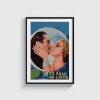 Let's Fall in Love film posteri, siyah çerçeveli tablo