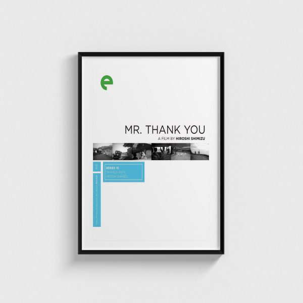 Mr. Thank You film posteri, siyah çerçeveli tablo
