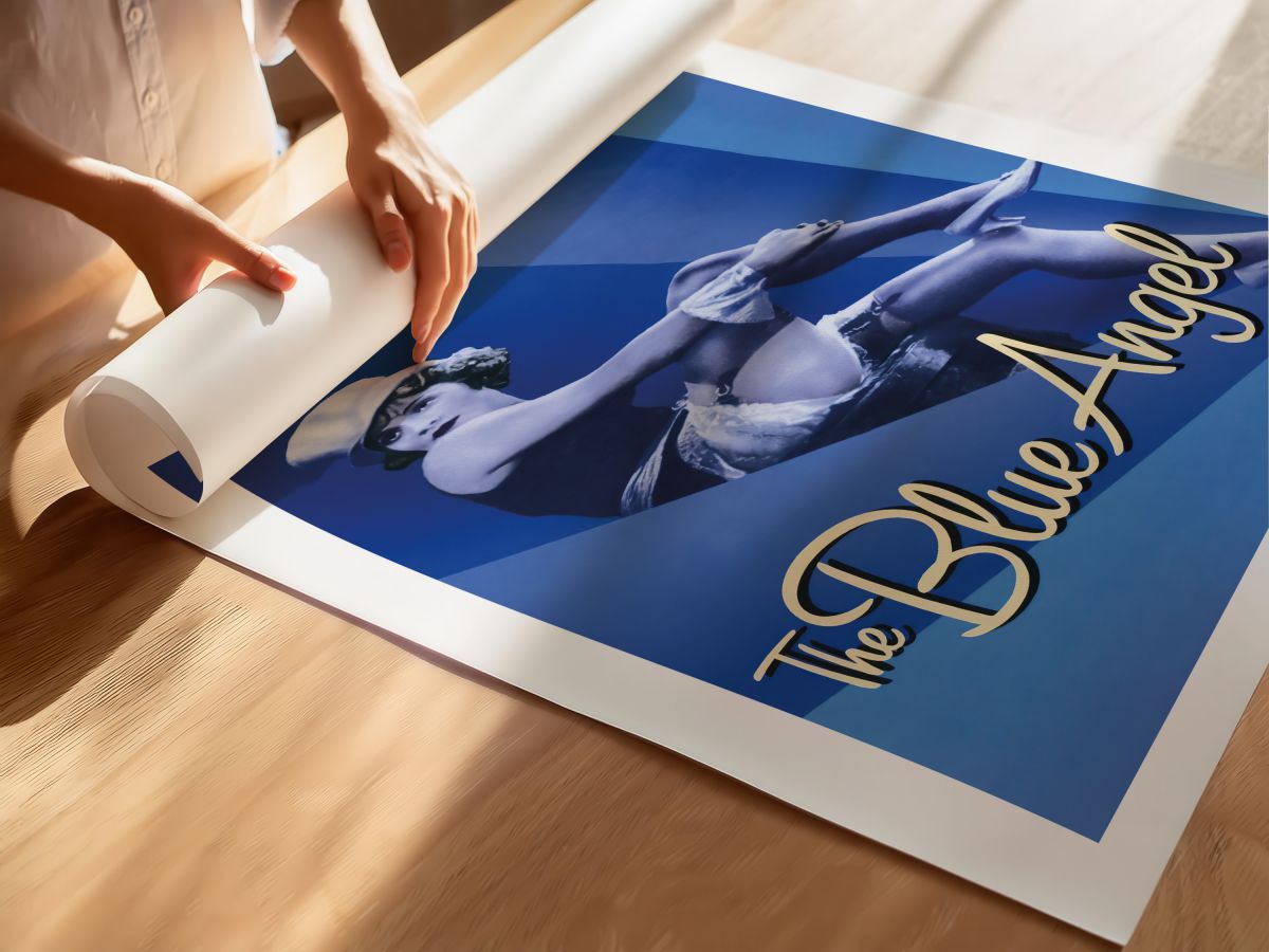 The Blue Angel (1930) Film Posteri, rulo yapılmış çerçevesiz poster