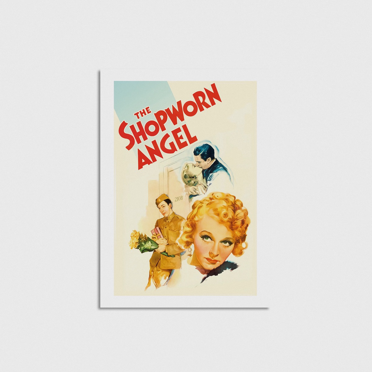 The Shopworn Angel film posteri, çerçevesiz poster