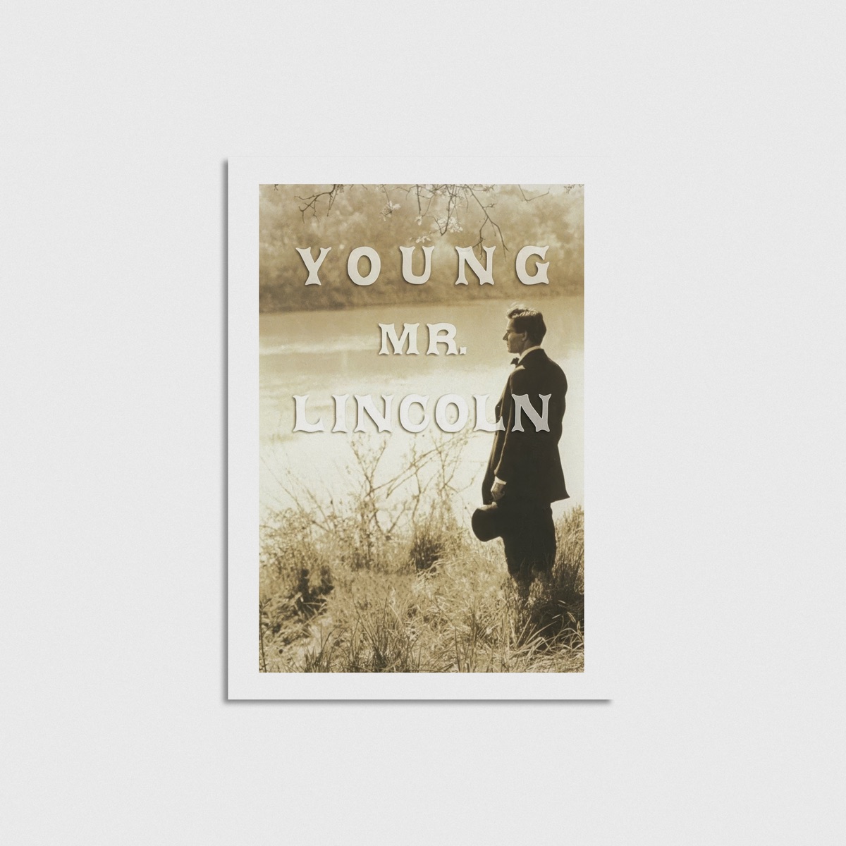 Young Mr. Lincoln film posteri, çerçevesiz poster
