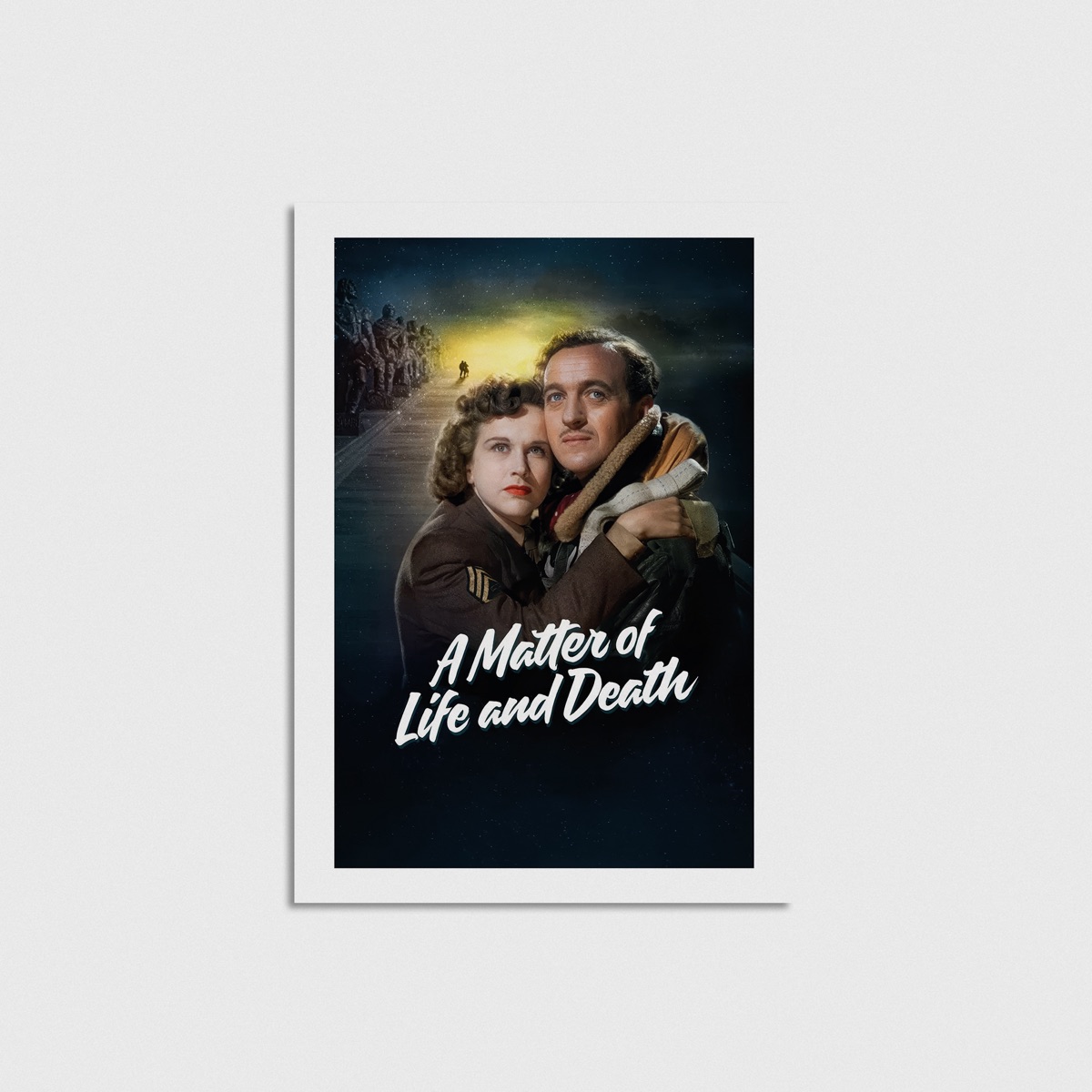 A Matter of Life and Death film posteri, çerçevesiz poster