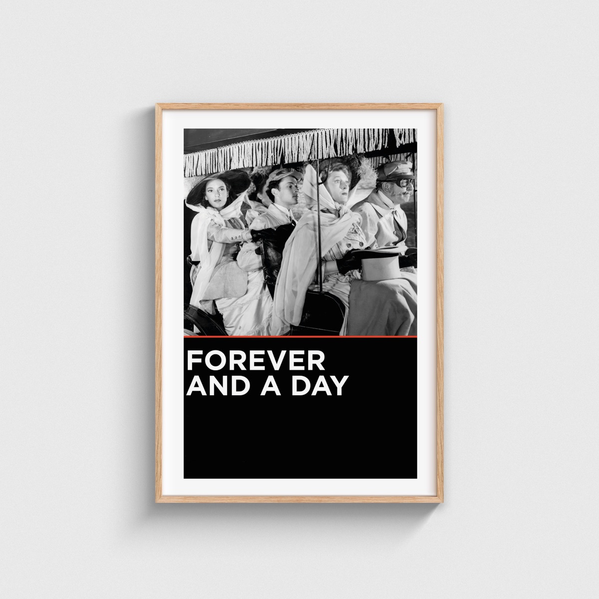 Forever and a Day film posteri, ahşap çerçeveli tablo