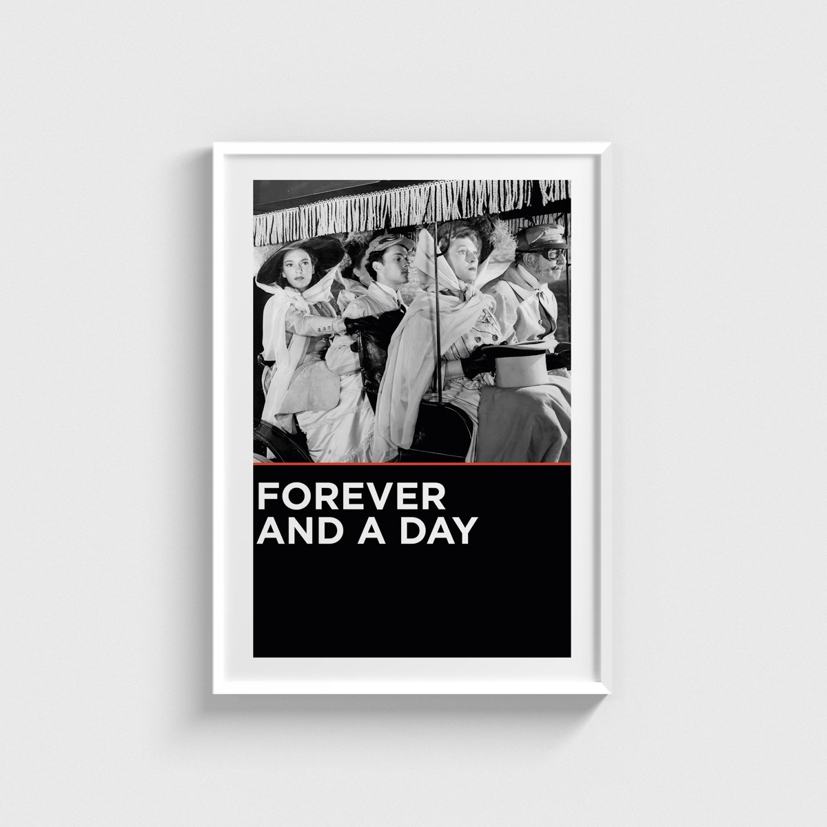 Forever and a Day film posteri, beyaz çerçeveli tablo