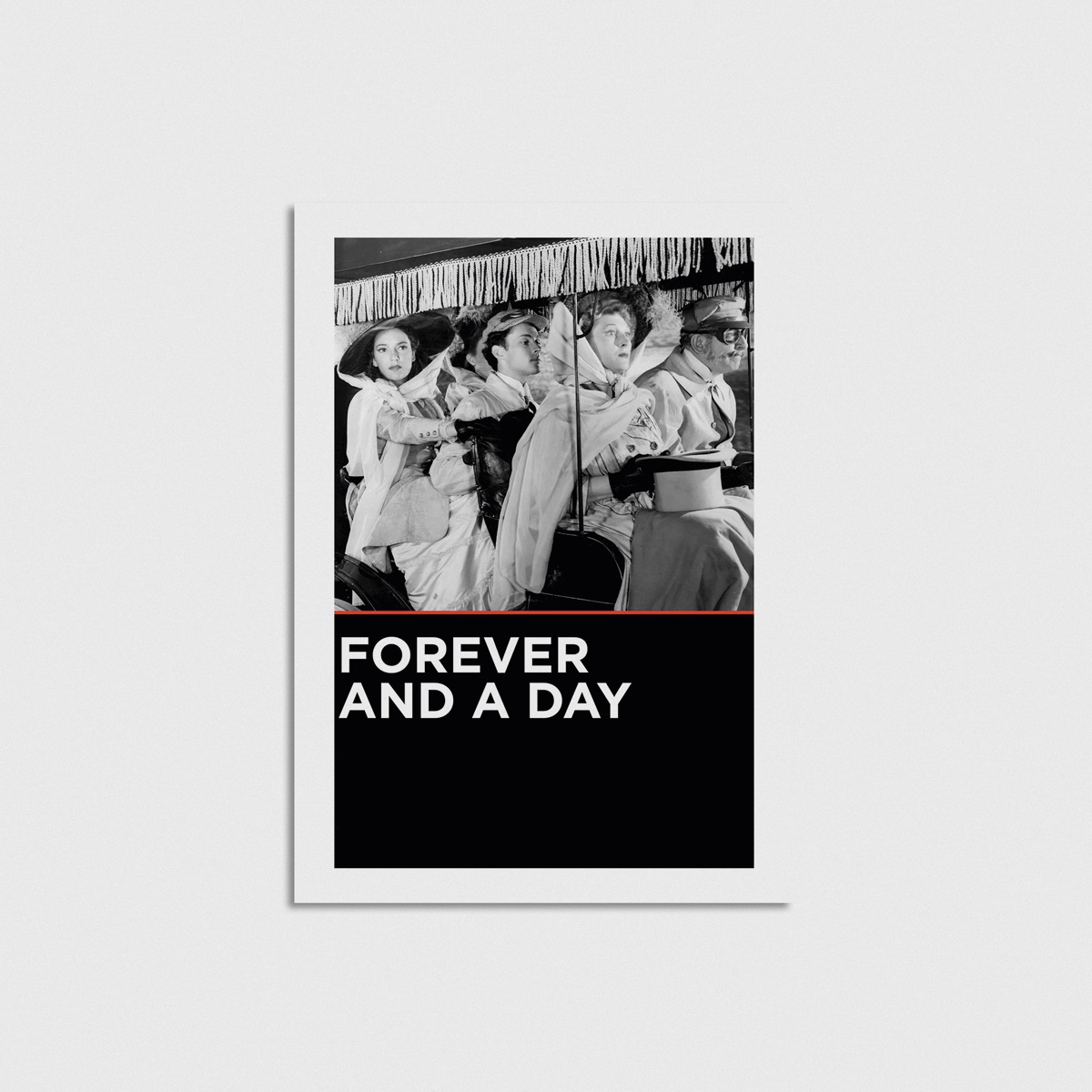 Forever and a Day film posteri, çerçevesiz poster