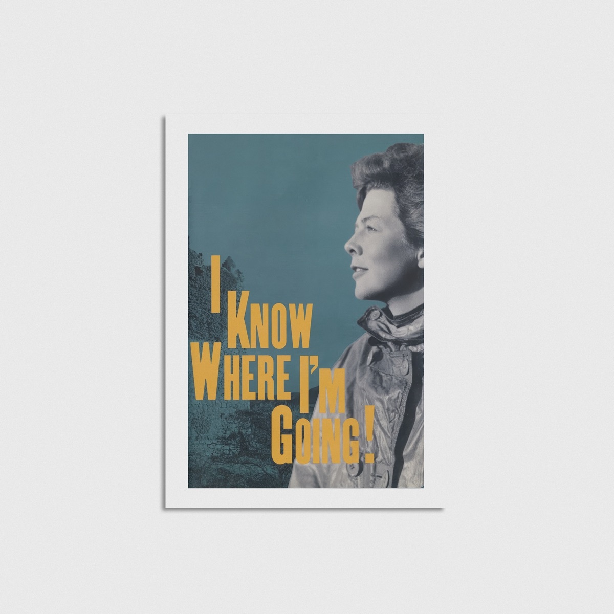 I Know Where I'm Going! film posteri, çerçevesiz poster