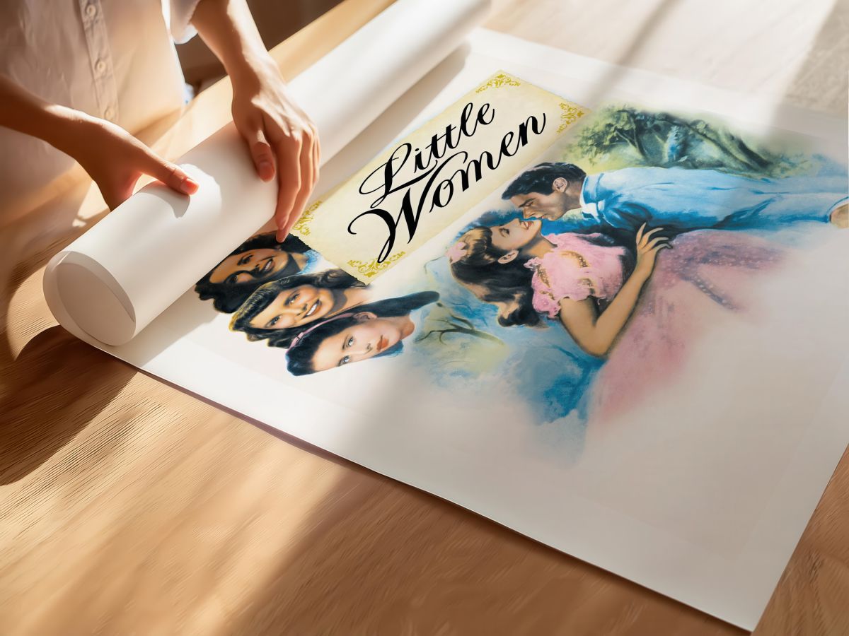 Little Women (1949) Film Posteri, rulo yapılmış çerçevesiz poster