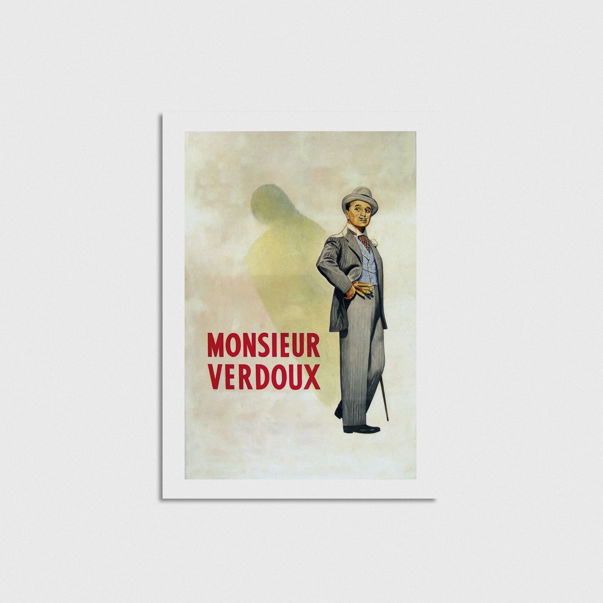 Monsieur Verdoux film posteri, çerçevesiz poster