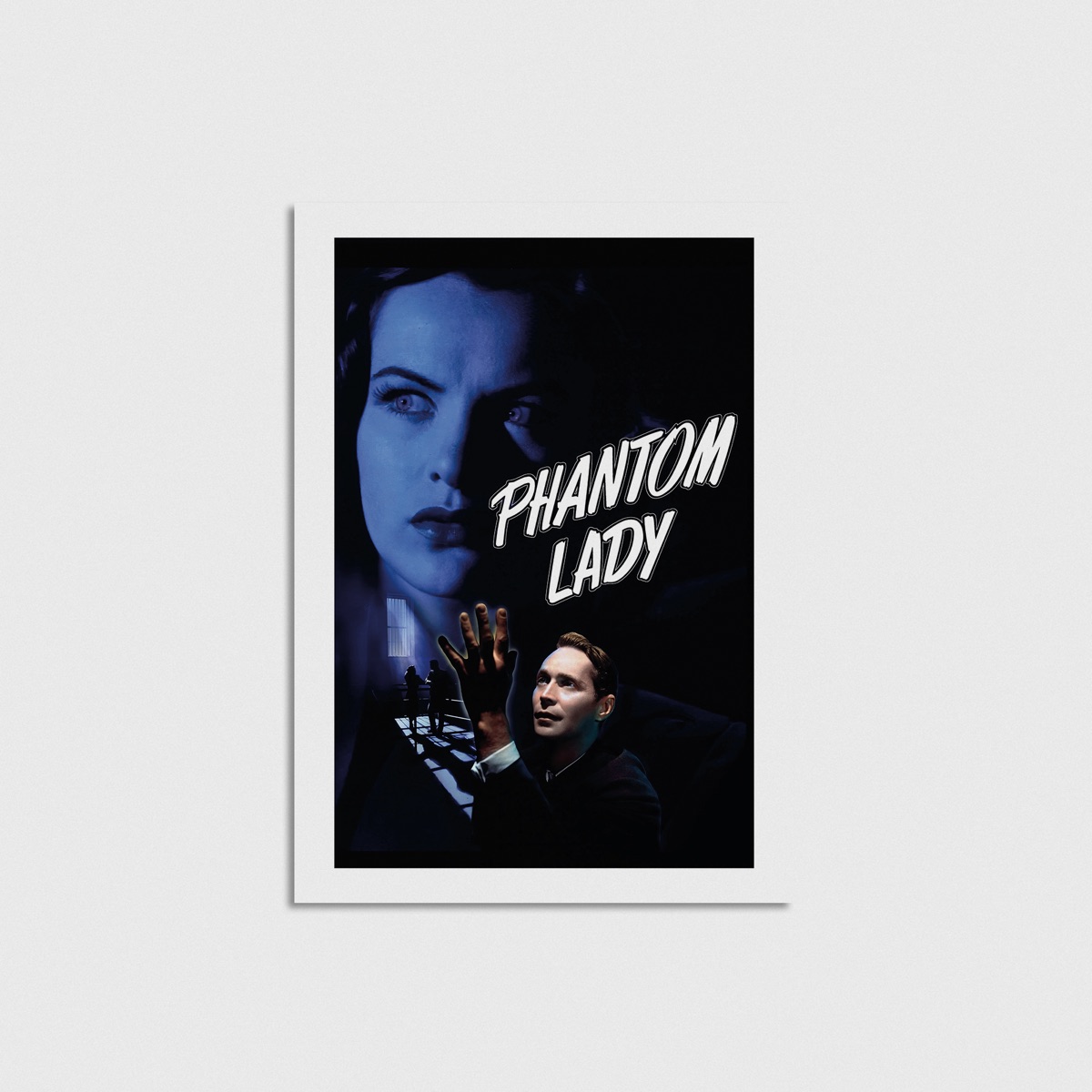 Phantom Lady film posteri, çerçevesiz poster