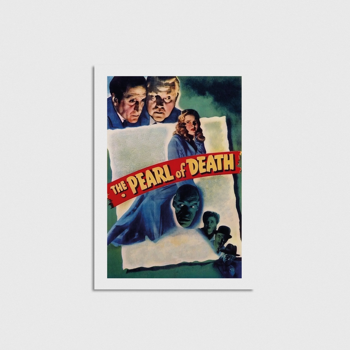 The Pearl of Death film posteri, çerçevesiz poster