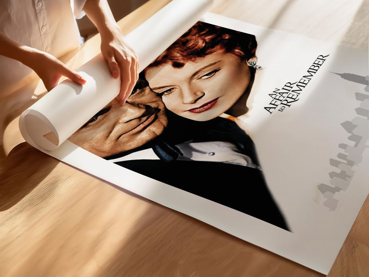 An Affair to Remember (1957) Film Posteri, rulo yapılmış çerçevesiz poster