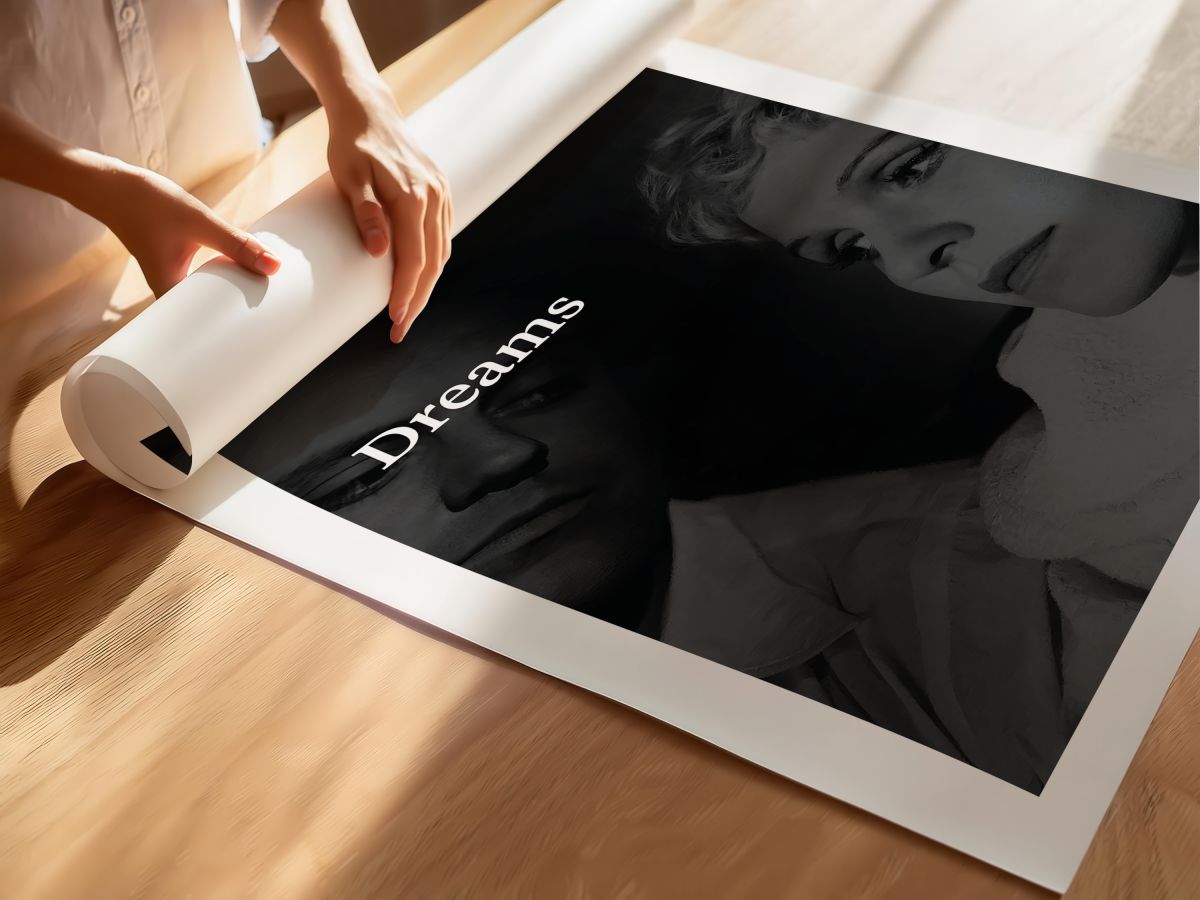 Dreams (1955) Film Posteri, rulo yapılmış çerçevesiz poster