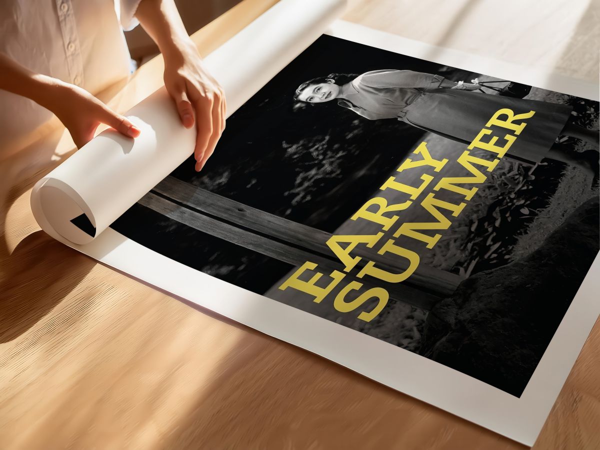 Early Summer (1951) Film Posteri, rulo yapılmış çerçevesiz poster