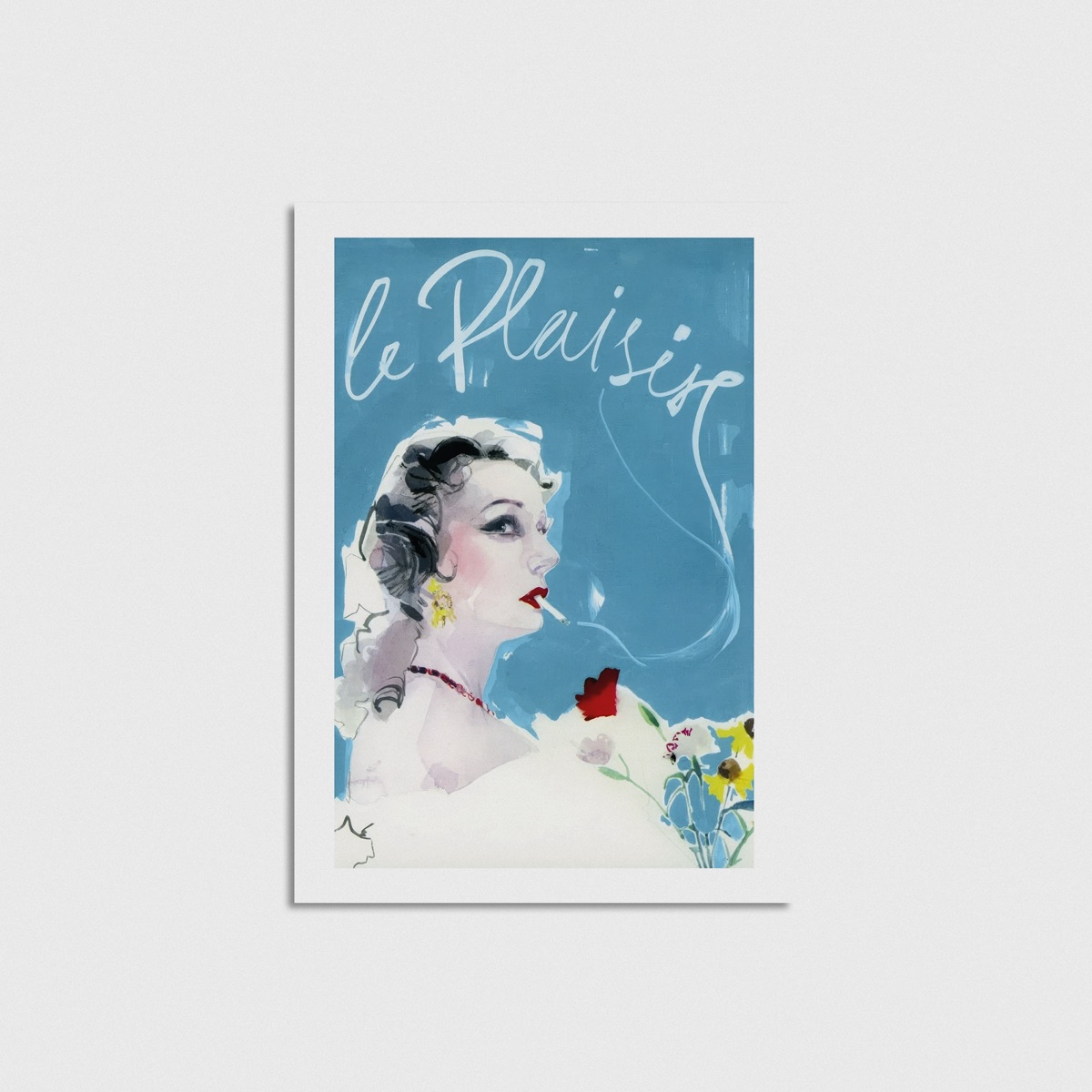 Le Plaisir film posteri, çerçevesiz poster
