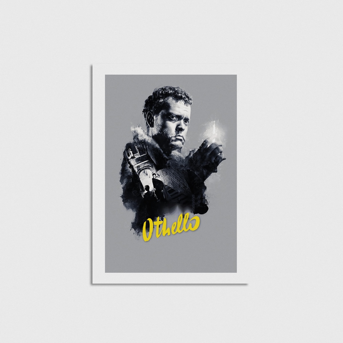 Othello film posteri, çerçevesiz poster
